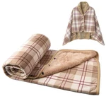 Forestfish Fleece Wearable Blanket, Plaid Lap Comfy Poncho Throw With.... Fixed Price $27.94.