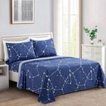 Bamboo Rich Printed Wrinkle Free Ultra Soft Bedding Designed 6 Piece Sheet Set. Fixed Price $47.99.