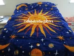 New Queen Korean Style Mink Blanket Sun Moon Stars Blue Brand 6 Lbs. Fixed Price $39.95.
