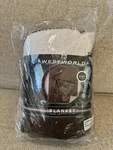 West World Blanket Sherpa Lined Faux Leather 45"X60" Brand New. Fixed Price $17.40.