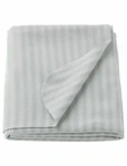 Ikea Grey Striped Fleece Throw 47" X 63" Polyester Machine Wash 100% Recycled. Fixed Price $8.99.