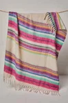 Free People Skye Stripe Fringe Throw Blanket 50 X 60 Cozy Boho Decor New Nwt. Fixed Price $30.59.