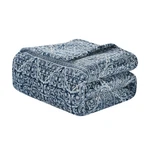 Plazatex Luxurious Lightweight Montgomery Printed Bed Blanket Blue. Fixed Price $34.10.
