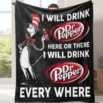 Soda Cat American Vibes Fan Gift Flannel Blanket Cozy Throw. Fixed Price $20.17.