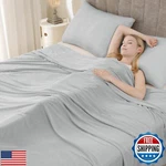 Syalife Cooling Blanket King Size For Hot Sleepers And Flashes, Ultra Thin. Fixed Price $58.98.