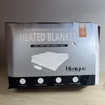 Blunique Cow Print Heated Throw Electric Blanket-heating 84 X90. Fixed Price $50.00.
