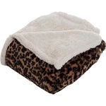 Lavish Home Fleece Sherpa Throw, Leopard 100 Percent Polyester Blankets. Fixed Price $46.42.