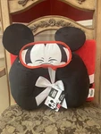 Disney Mickey Mouse 3PC Travel Set Neck PILLOW/40X50 Throw Blanket/eye Mask New. Fixed Price $49.99.