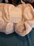 Threshold Plus Reversible Faux Shearling Throw. 50"X60". New. #585. Fixed Price $16.00.