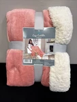 Cozy Cuddler Pink Throw 50 X 60 With A 14 Pocket For Your Feet. Fixed Price $29.67.