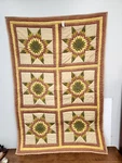 Vhc Harvest Quilt Throw W/rod Pockets - Beautiful. Fixed Price $45.60.