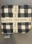 Rae Dunn Blessed Black White Plaid Buffalo Check Throw Blanket Sherpa 50" X 60". Fixed Price $32.00.