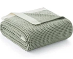 Am Lie Green 50X60 Home Chenille Throw Blanket Soft Cozy Waffle Couch/sofa. Fixed Price $29.99.