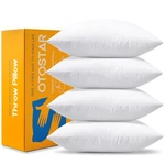 Otostar Pack 4 Throw Pillow Inserts, 20 X Square Cushion Inner Soft Fluffy. Fixed Price $42.23.