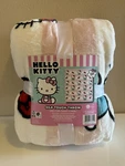 New Hello Kitty Sanrio Super Soft Silk Touch Throw Blanket 60 X 70 White/pink. Fixed Price $46.08.