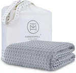 Cooling Cotton Waffle Queen Size Blanket Breathable, Lightweight & Soft Made. Fixed Price $111.23.