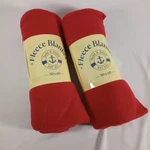 Yacht & Smith Fleece Blanket 50IN.X60IN. Red Ultra Soft. Fixed Price $12.97.