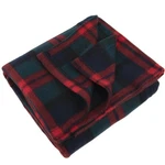 Trail Maker 50X60 Throw Blankets, Plaid Fleece For Twin, Green. Fixed Price $14.70.