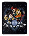 Northwest Disney's Hocus Pocus Micro Raschel Throw Blanket, 46" X 60". Fixed Price $23.99.