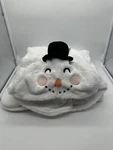 Snowman Hooded Blanket W/ Built-in Hand Mitts 40 X 50 Pillowfort Open Bag. Fixed Price $12.15.