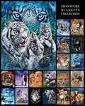 Signature Mink Plush Rashel Queen Blanket 79"X95" Ultra Soft & Cozy 18 Design. Fixed Price $54.99.