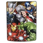 Marvel Avengers Iron Man, Hulk, Thor Blanket Warm Soft Super Throw 46" X 60''. Fixed Price $30.70.