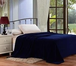 Moshells Microplush Blanket Queen Size Navy Blue.. Fixed Price $64.03.