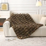 Merrylife Luxury Thick Plush Cheetah Print Faux Rabbit Fur Throw Blanket Ultr.... Fixed Price $42.87.