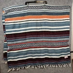Vintage Earth Ragz Ron Jon Blanket Throw Mexico Striped Drug Tassle. Fixed Price $30.55.