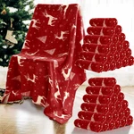 Preboun 48 Pack Bulk Christmas Soft Fleece Blankets 50 X 60 Inch. Fixed Price $302.86.