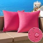 Miulee Outdoor Waterproof Pillow 18" X (pack 2), Hot Pink. Fixed Price $16.71.