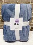 Ugg Novah Queen Size Bed Blanket Denim Blue 96" X 92" Soft New With Tag. Fixed Price $137.77.