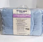 Vtg The Remarkable By Fieldcrest Mills 2 Twin Set Blue 66X90. Fixed Price $84.14.