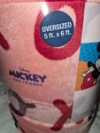Disney Mickey & Minnie 5X6' Oversized Supersoft Plush Throw Blanket New. Fixed Price $20.00.
