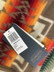 Pendleton Khaki Chief Joseph Jacquard Wool Cotton Crib Blanket Nwt. Fixed Price $95.00.