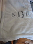 Pottery Barn Teen Velour Sherpa Throw Ivory Mono Kbe 50 60 Tiny Mark New Wo Tag. Fixed Price $39.99.