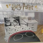 Jay Franco And Sons Inc Potter Full Bed Sheet Set Harrys Glasses Wizard. Fixed Price $43.87.