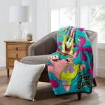 Northwest Nickelodeon Spongbob Silk Touch Sherpa Throw Blanket 50 X 60. Fixed Price $49.99.