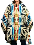 My Cozy Choice Adult Ponchos With Hood For Men - Alpaca One Size, Beige. Fixed Price $121.98.