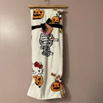 Hello Kitty Halloween Mummy, Pumpkin, 60 X 70 White Throw, New!. Fixed Price $36.36.