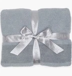 Barefoot Dreams Cozychic Thrown Blanket 45 X 60 Moonbeam Blue/gray Soft Cover. Fixed Price $59.00.