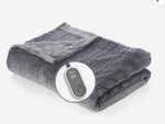 Pure Enrichment Deluxe Twin Heated Blanket, 10 Settings, Auto Shut-off. Fixed Price $39.99.