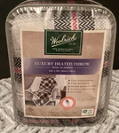 Woolrich Oversized Faux Mink & Barber Electric Heated Throw Blanket 60 X70. Fixed Price $95.00.