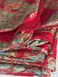 King Size Duvet 3PC Set Red Boho Medallion/persian Paisley 100% Cotton New Read. Fixed Price $125.00.