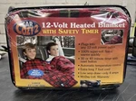 Car Cozy 12-VOLT Heated Travel Blanket Red Plaid 58" X 42" With Patented .... Fixed Price $19.99.