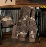 60" Star Throw Blanket Quilted Patch Work Soft Country Primitive Farmhouse. Fixed Price $108.72.