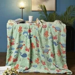 New Sea Turtle Glow The Dark Plush Gift Throw Blanket Crab Dolphin Fish Whale. Fixed Price $12.54.