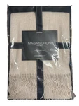 Magaschoni Home 100% Cashmere Throw Oatmeal Heather Brand New Gift Box. Fixed Price $109.00.