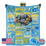 Bthrrw Football Blanket 60"X50" - Team Color Merch & Gifts For Women. Fixed Price $43.01.