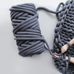Giant Chunky Yarn For Hand Knitting Blanket,arm Jumbo Thick. Fixed Price $12.60.